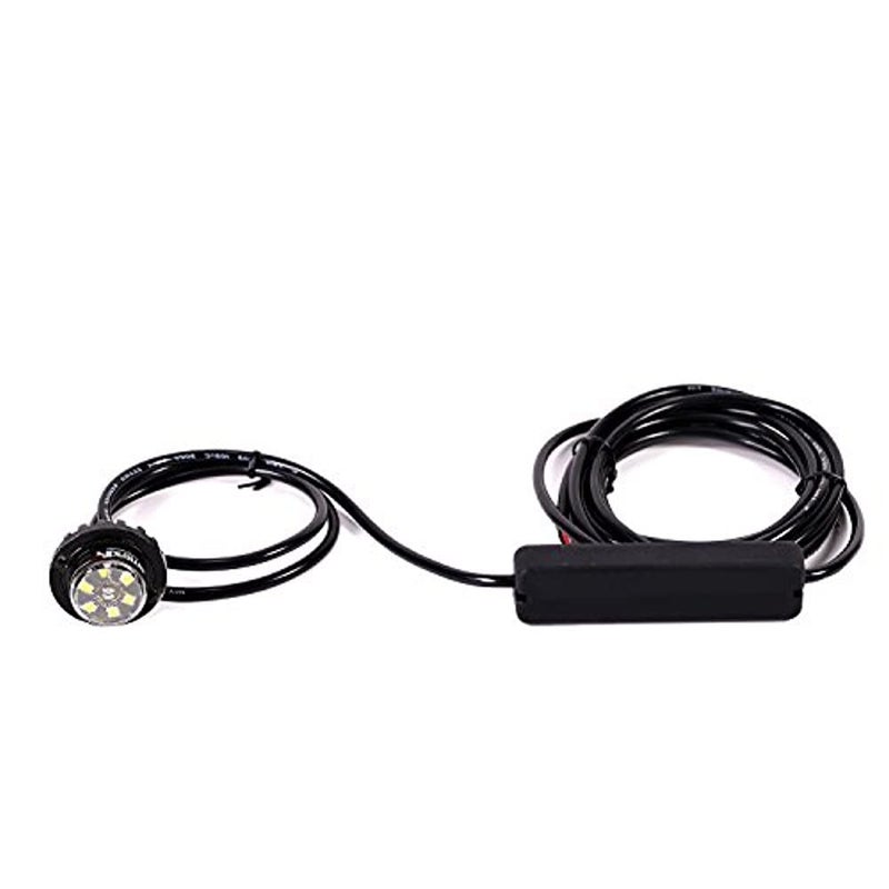 Abrams Blaster Emergency Vehicle LED Hideaway/Surface Mount Strobe Warning Light - Amber/Amber - Image 2